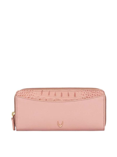 Hidesign Lilac W1 Sb Pink Textured Medium Zip Around Wallet-picture-47