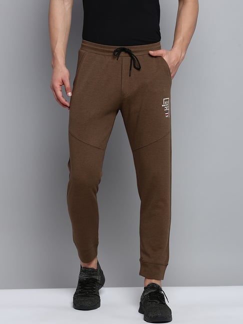 Buy Basics Brown Solid Low Rise Jogger Pants for Men Online  Tata CLiQ