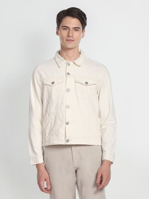 Amazon.com: White Khaki ArmyGreen Denim Jacket Loose Fashion Comfortable Men  Clothing Coat Stretch Slim Jeans Cargo Jacket,Army Green,Asia S : Clothing,  Shoes & Jewelry