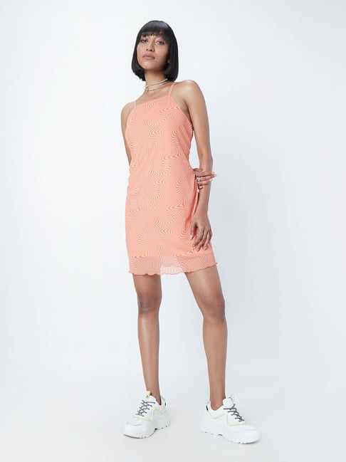 Nuon by Westside Coral Printed Strappy Dress Price in India