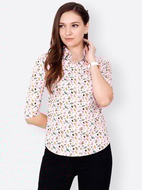 Cation Off-White Printed Shirt-picture-31