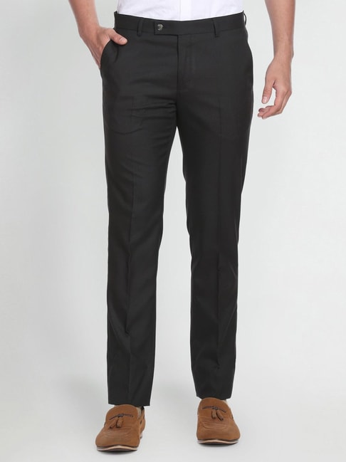 Buy Men Grey Solid Regular Fit Formal Trousers Online  180699  Peter  England
