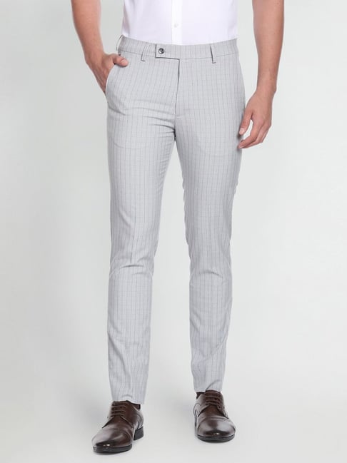 VAN HEUSEN SPORT Slim Fit Men Grey Trousers - Buy VAN HEUSEN SPORT Slim Fit  Men Grey Trousers Online at Best Prices in India | Flipkart.com