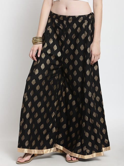 Castle Black Printed Palazzos