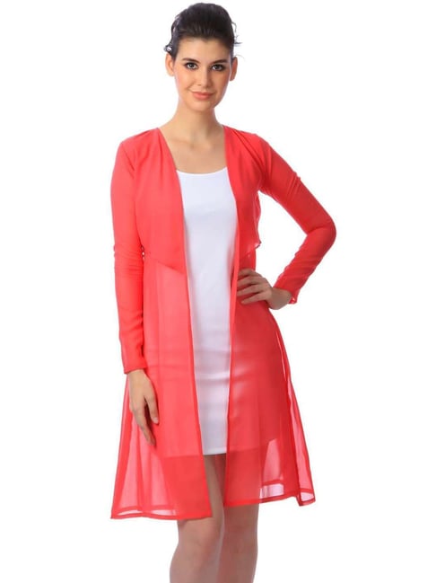 Cation Coral Full Sleeves Shrug-picture-10