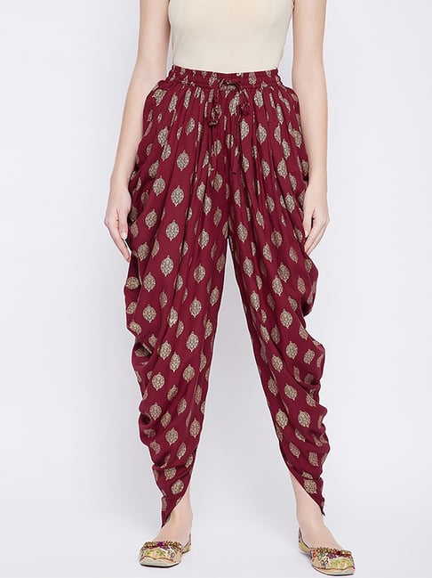 Printed Cape Top With Dhoti Pants – Radical