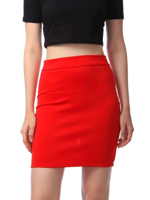 Cation Red Shift Skirt Price in India