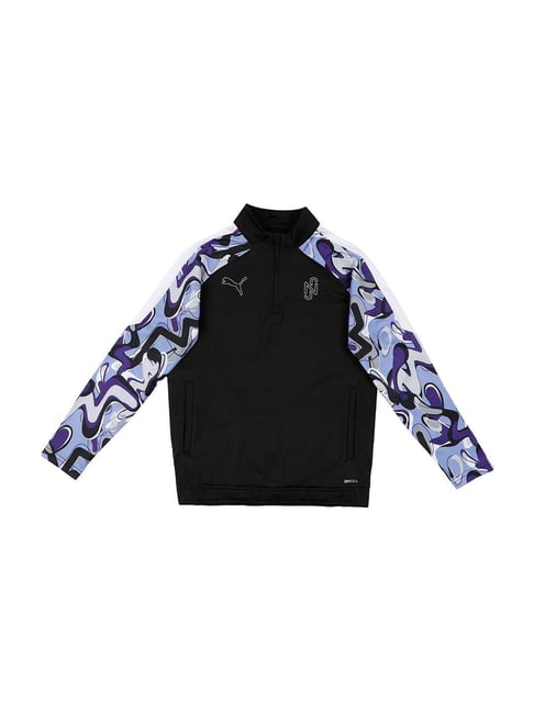 Buy Puma Kids Black Printed Jacket for Boys Clothing Online Tata CLiQ