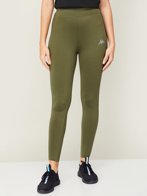 Olive green cheap kappa pants