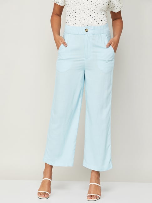 Men's pants chinos - light blue P894 | MODONE wholesale - Clothing For Men
