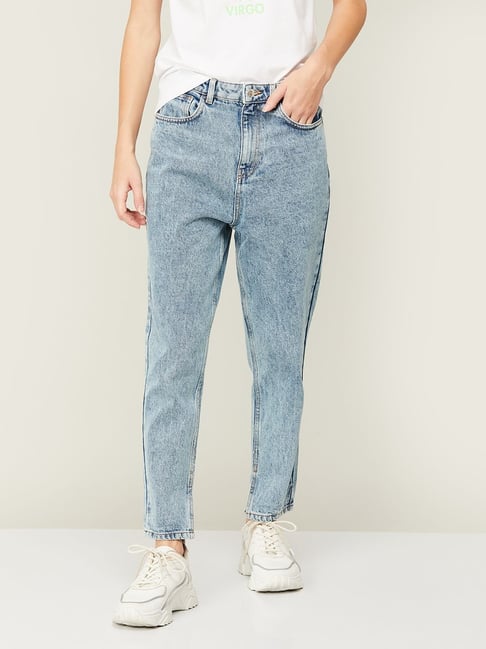 Fame Forever by Lifestyle Blue Cotton Mid Rise Jeans