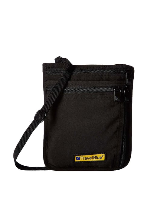 Buy Travel Blue Black Solid Waist Pouch Online At Best Price