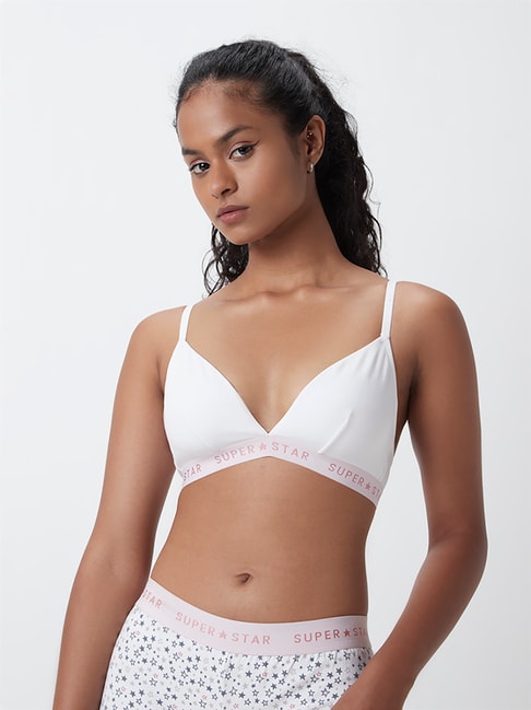 Superstar by Westside White Non-Padded Bra Price in India