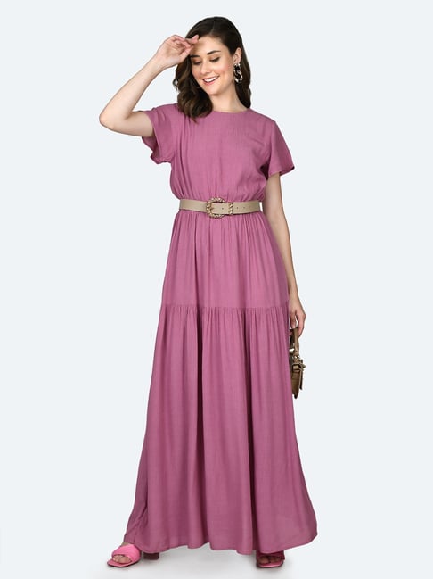 Zink London Pink Regular Fit Gown Price in India