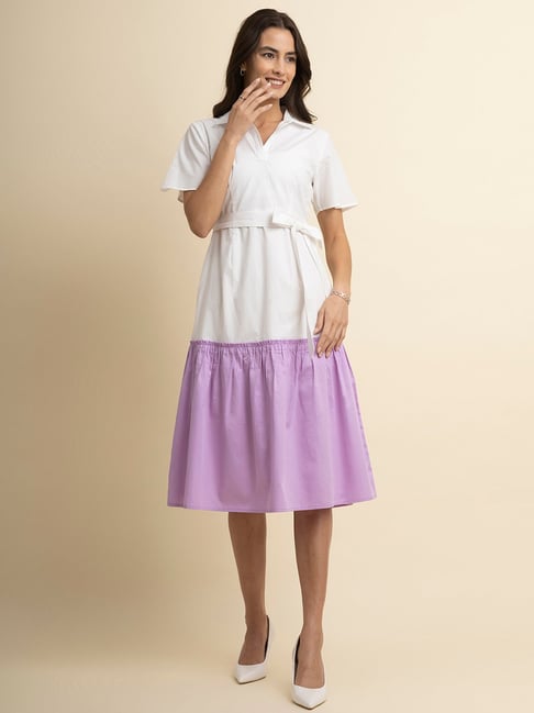 A Line V Neck Floor Length Lilac Chiffon Long Prom Dress, Lilac Lavend –  abcprom