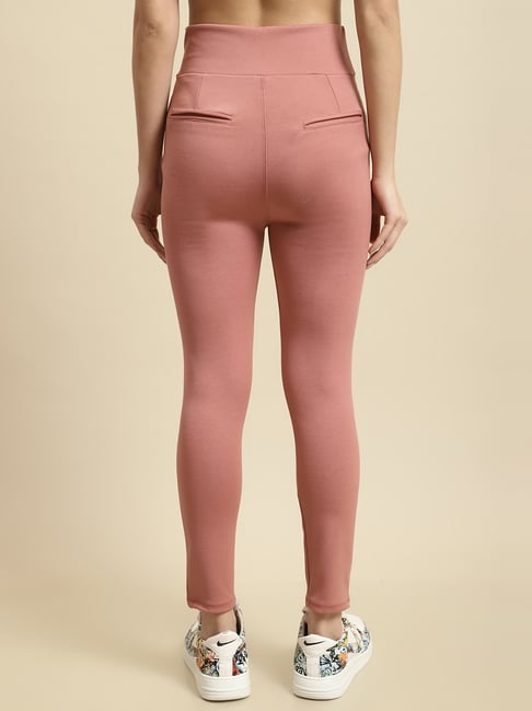 TAG 7 Pink High Rise Jeggings