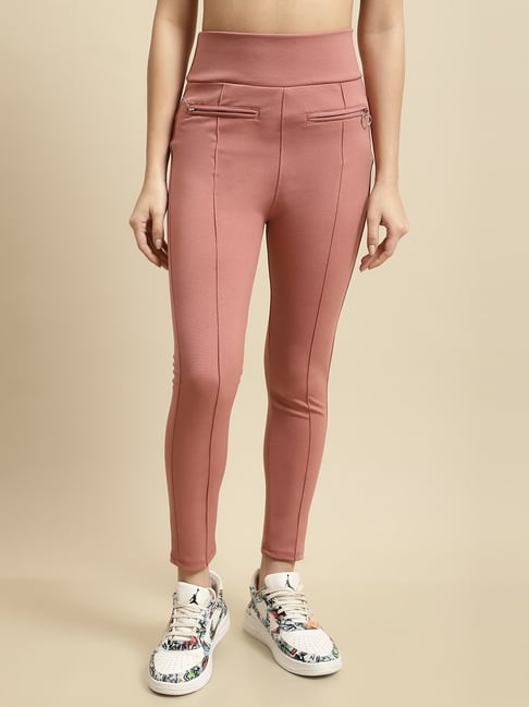 TAG 7 Pink High Rise Jeggings