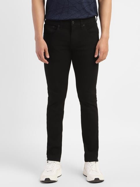 Levis Levi's 6550 Black Cotton Skinny Fit Jeans