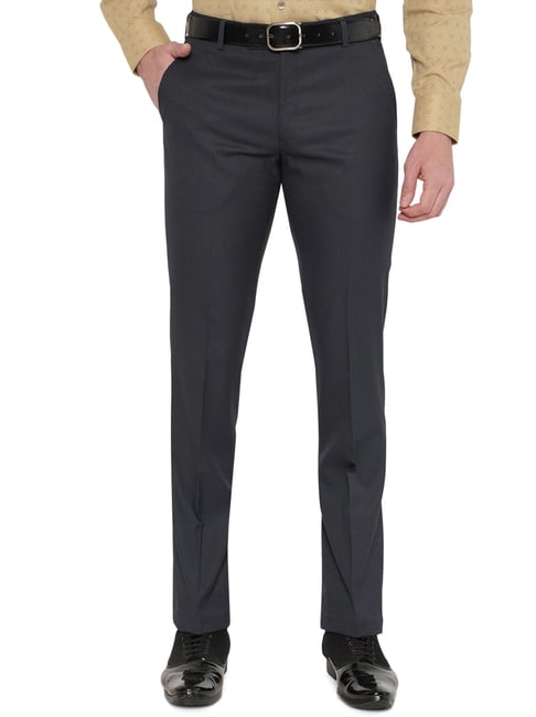 Buy Greenfibre Solid Cotton Blend Formal Pant for Men | Stylish Men's Wear  Trousers for Office or Party | Comfortable & Breathable Formal Trousers  Pants Dark Brown at Amazon.in