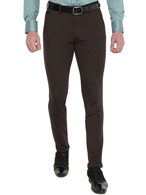 Buy Studio OJS Parallel Trousers (26, Black) at Amazon.in