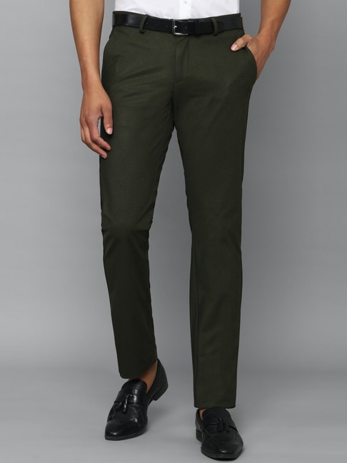 Buy Allen Solly Men's Straight Fit Formal Trousers  (ASTFWSRFP20601_Khaki_34W x L) at Amazon.in