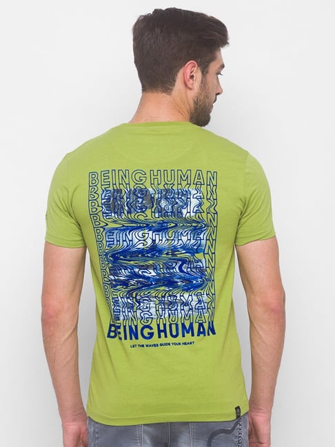 Being Human dark blue denim shirt - G3-MCS11161 | G3fashion.com