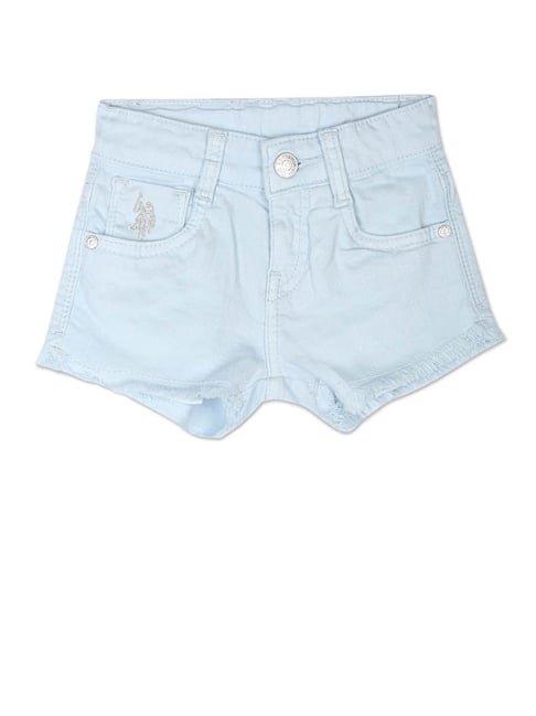 U S Polo Assn U.S. Polo Assn. Kids Blue Solid Shorts