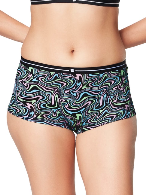 The Souled Store Multicolor Trippy Vibes Printed Boy Shorts Price in India