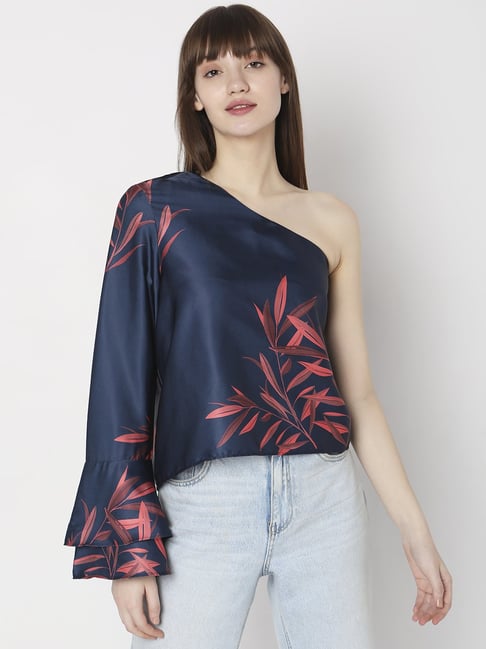 Vero Moda Blue Printed Top