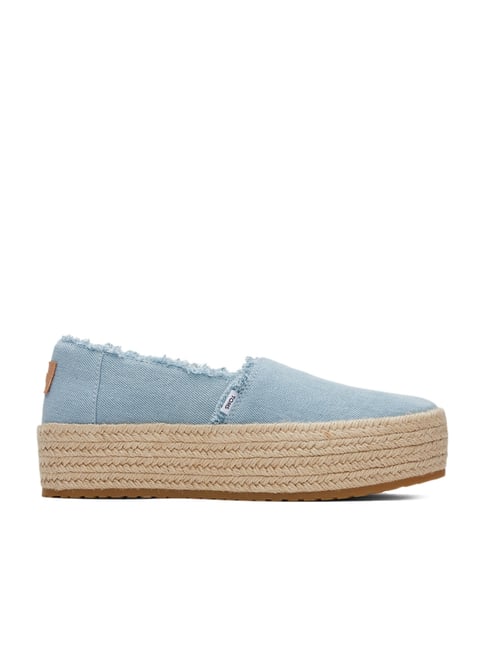 Toms blue clearance suede shoes