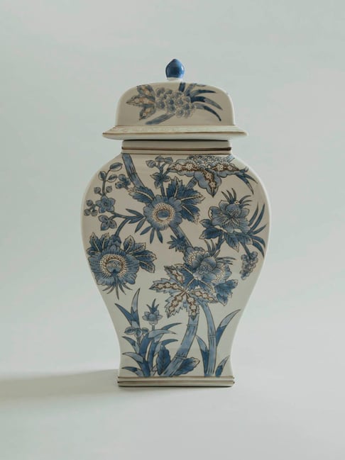 Home4U Multicolor Porcelain Ocular Jar