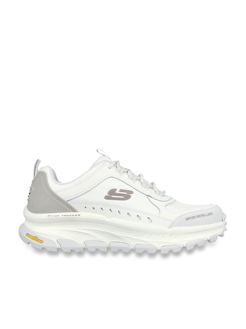 Skechers Men's D'LUX TREKKER Off White Grey Casual Outdoors