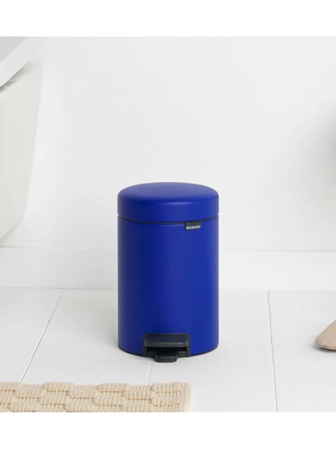 BRABANTIA NewIcon Blue Plastic Pedal Bin (3 L)