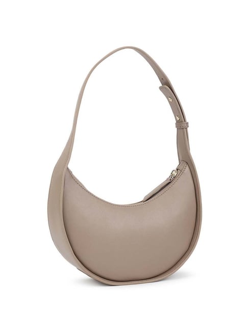 Leather HOBO Bag-Chestnut