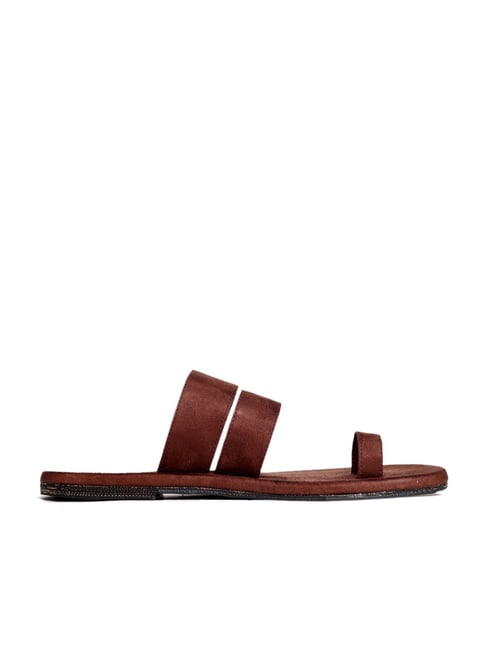 Mens best sale suede sandals