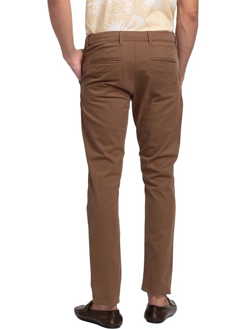 Shop Charlie Chino Pant - Brown Online | 3 Wise Men NZ