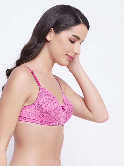 Clovia Pink Sports Bra