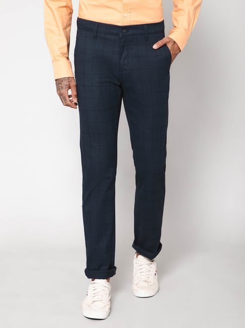 Cantabil Formal Trousers : Buy Cantabil Men's Navy Formal Trousers Online |  Nykaa Fashion.