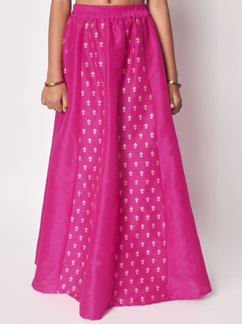 studiorasa Kids Pink Printed Skirt-picture-38