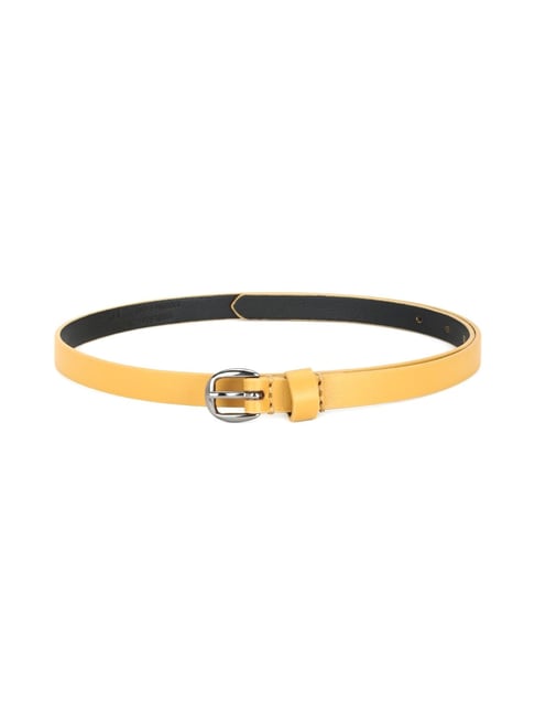 Van Heusen Yellow Casual Leather Belt for Women