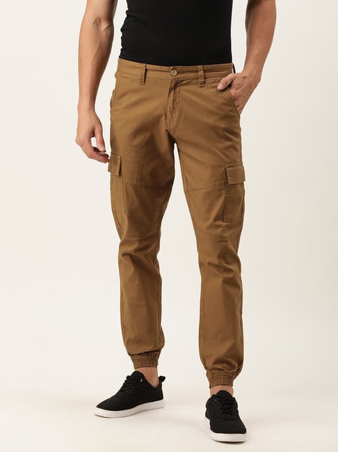 Cantabil Joggers  Buy Cantabil Men Brown Joggers Online  Nykaa Fashion