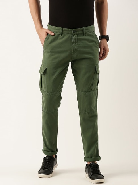 Buy Oxy Gentz Men Khakhi Pure Linen Solid Casual Trousers Online at Best  Prices in India - JioMart.