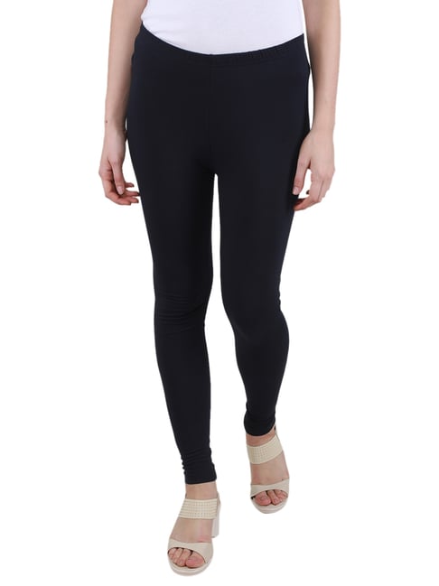 Monte Carlo Blue Regular Fit Mid Rise Leggings