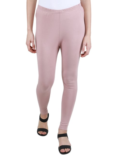 Monte Carlo Pink Regular Fit Mid Rise Leggings