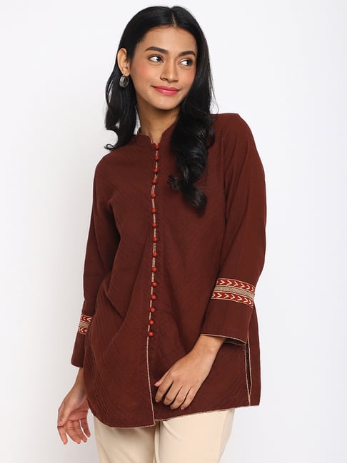 Fabindia Brown Cotton Tunic