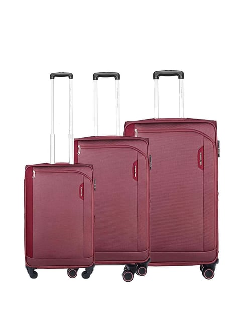 ROMEING Venice Polycarbonate Set of 3 (55, 65 & 75 cm)(Yellow) Hard-Sided Luggage  Trolley Bags | Kozziby Trading