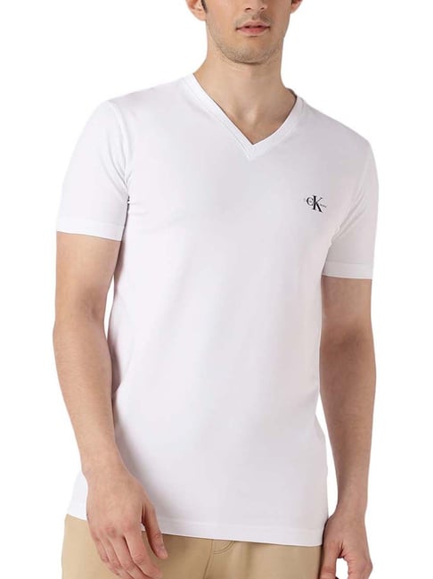 Calvin Klein Jeans Bright White Slim Fit T-Shirt