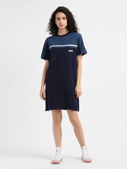 Color block hotsell t shirt dress