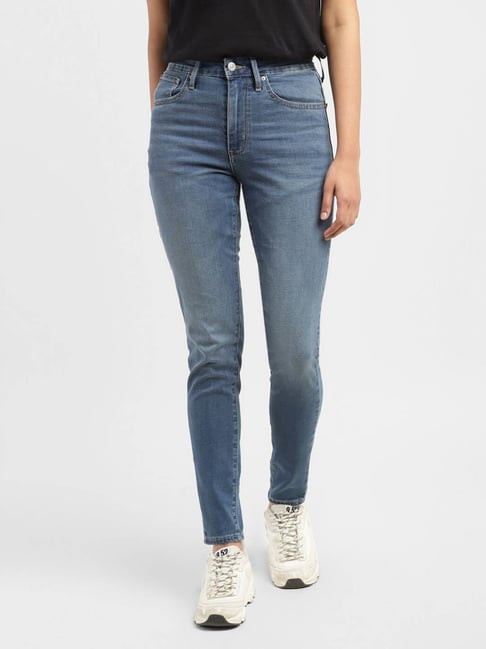 Levis Levi's 721 Blue Skinny Fit Mid Rise Jeans