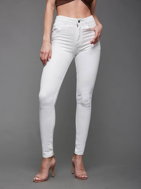 Miss Chase White Skinny Fit Jeans-picture-16